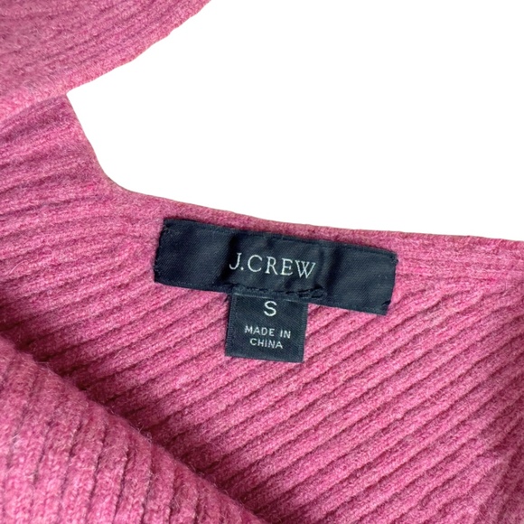J. CREW Cashmere V Neck Sweater Tank Pink Size Small - Picture 4 of 8